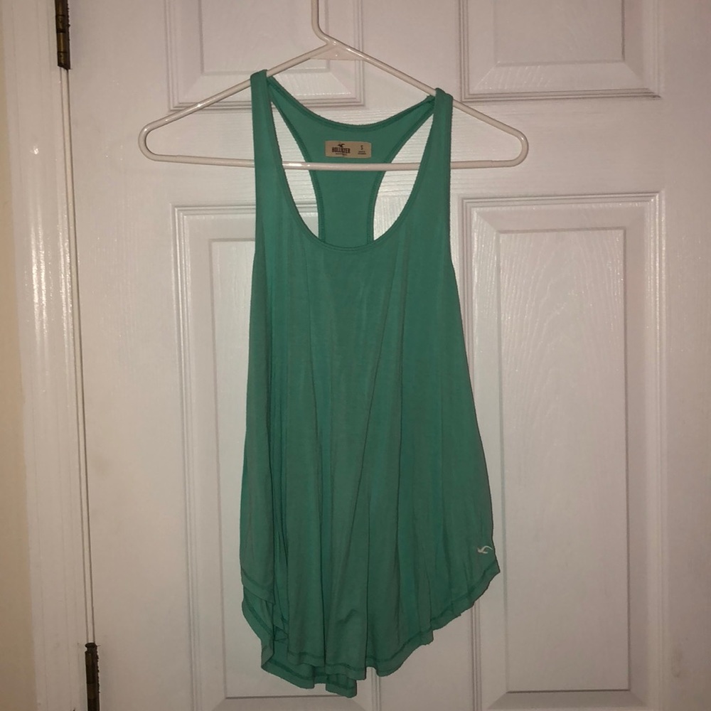 hollister turquoise tank